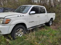 05 Toyota tundra for parts
Interior is tan excellent condition
Selling all parts will pull if needed.

Already sold list:
Front bumper
Side rails
Transmission 
Catalytic converter 
Ac compressor
Starter
Battery 
Radio
Seats
Carpet
Tailgate 
Radiator
Passe