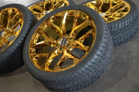 GOLD SNOWFLAKE WHEELS