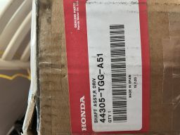 Passenger side CV axle