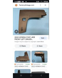 New knee airbag driver side for 2022-2023 Honda Civic