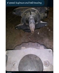 1970 4 speed Saginaw GM tranny w bellhousing