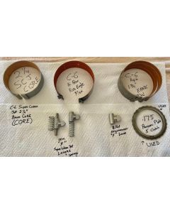 '66 and up C6 RARE OEM FoMoCo "F" Servo Levers &amp; RARE band cores and Bands