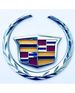 |Cadillac OEM XTS Trunk Emblem Wreath & Crest Logo Badge 2013 Factory Original|