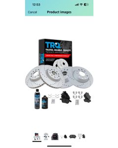 brakes and rotor set for a Volkswagen