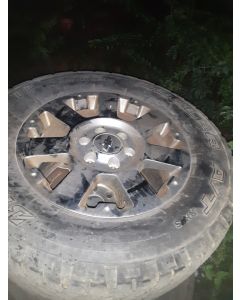 chevrolet Silverado 18s polished aluminum wheels and tires complete set