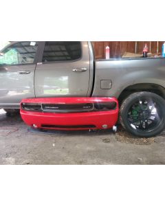Front OEM Bumper Cover Painted Red for a 2014 Dodge Challenger SRT8