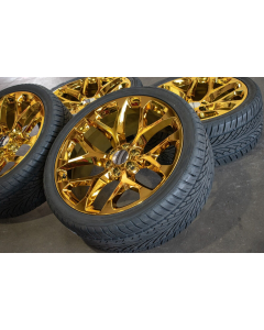 GOLD SNOWFLAKE WHEELS